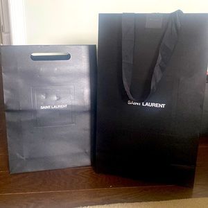 *authentic* Saint Laurent shoppings bags